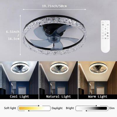 Low Profit Bedroom Ceiling Fan Light With Remote Controller photo-4