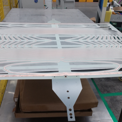 2-layer Thick Copper Ultra Large Size Circuit Board PCB,Oversized and Large Hole PCB photo-2