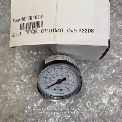 160101019, Norgren, Pressure Gauge, 0-10 Bar