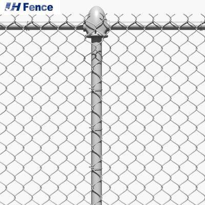 3.0mm 9 Gauge Galvanized Cyclone Mesh Chain Link Fence for Durable Security photo-2