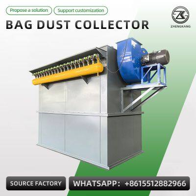 Industrial Pulse Jet Bag Dust Collector Cyclone Dust Removal Equipment for Woodworking Grinding Polishing photo-4