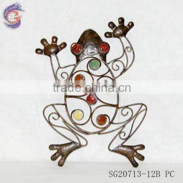 metal frog hanging wall decorative arts