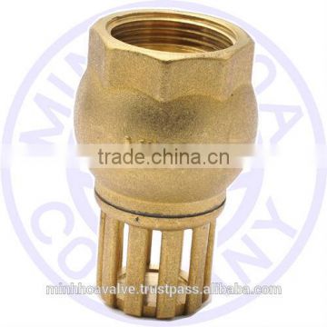 BRASS FOOT VALVE FOR WATER FROM VET NAM 13-10-15