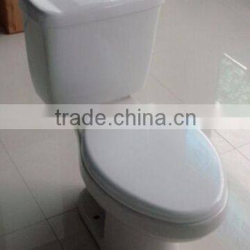 Ceramic hot sale cheap siphonic stock wholesale two-piece toilet