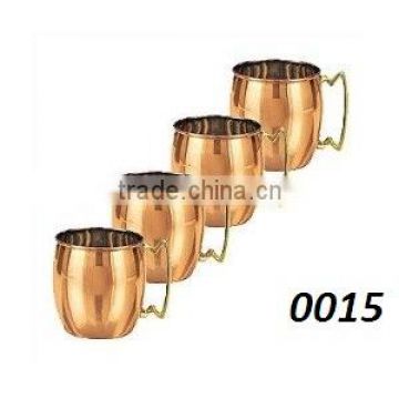 copper mugs for vodka and ginger beer