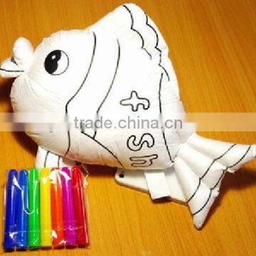 washable painting plush toy/painting plush toy/paint toy