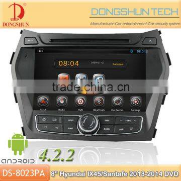 8" 2013-2014 Hyundai IX45 pure android 4.2.2 car DVD GPS with WIFI/3G