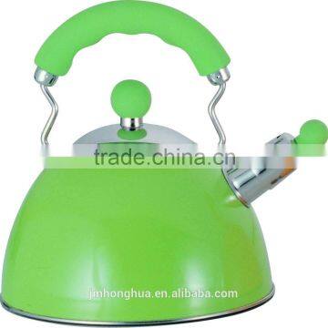 Stainless steel whistling tea kettle