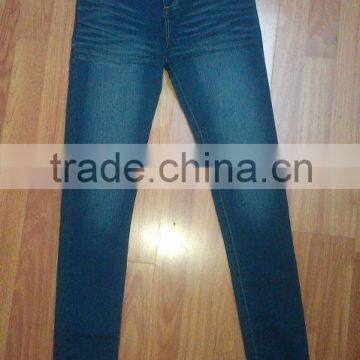 2014 ladies fashion skinny dress jeans