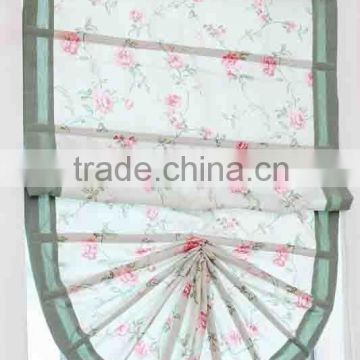 Fashion printed roman blind curtains