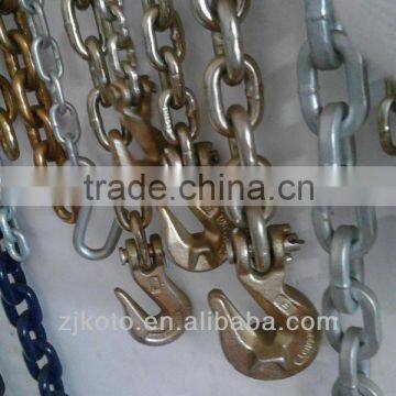 Stainless steel welded link chain