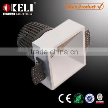 Round and square innovative design recessed led downlight