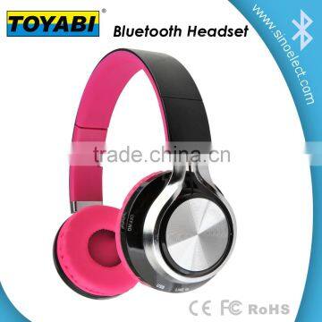 hot-sell Bluetooth FM headphone with stereo Wireless Headset Mic Hands-free and TF card play music headset