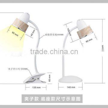 JK-860 Wholesale Hotel Wooden Clip Table Lights LED Desk Reaing Lamps for Bedroom photo-4