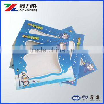 Hot sale cardboard Header cards with hang hole