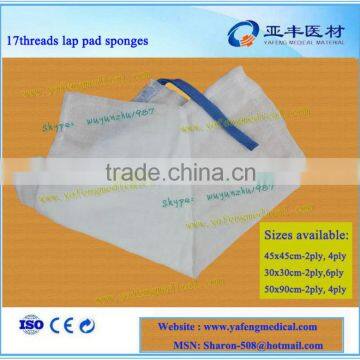 Good price for nonwashed laparotomy sponges pad