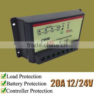 20A solar voltage controller, 12V 24V automatic switch, XTD220, for VRLA battery