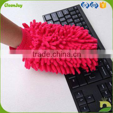 china factory cleaning microfiber chenille glove for car and household