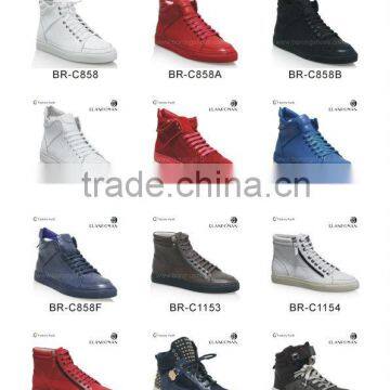 Men leather sneaker with OEM