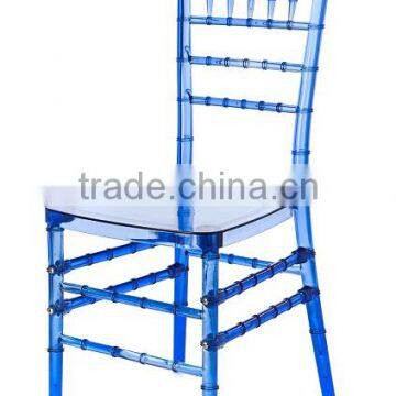 Fancy wedding chairs/crystal chiavari chair/clear resin napoleon chair