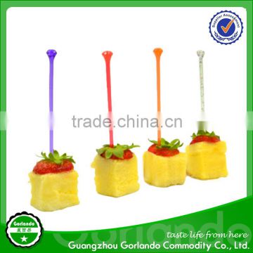 Wholesale party decorative sword food cocktail plastic pick