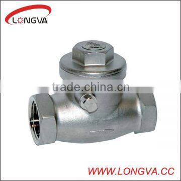 water meter outlet side stainless steel swing check valve