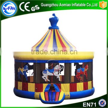 merry-go-round printing competitive price inflatable bounce house for sale