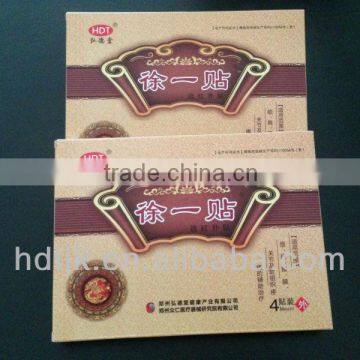 medical pain relief patch of Xu