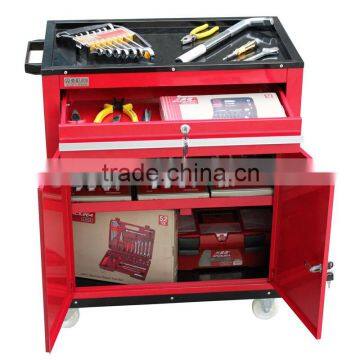 LAOA Green Color Steel Metal Portable Drawer Heavy Duty Workshop Garage Tool Trolley photo-6