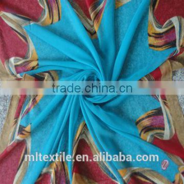 polyester muslim scarf voile fabric