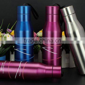 500ML Fashion Cycling Bike Bicycle Stainless Steel Water Bottle Vacuum Thermos Flask