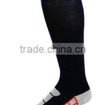 Knee hight half terry founction black running compression socks