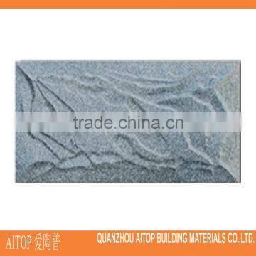 Wholesale exterior wall cladding ceramic glazed tile grey color