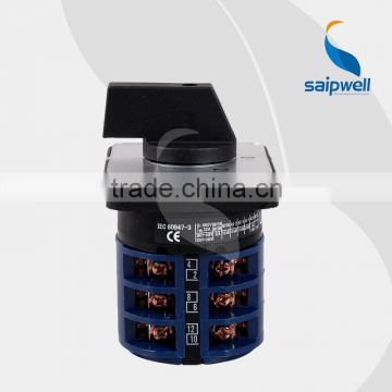 SAIP/SAIPWELL New Design 3 Layers 32A/440V Electrical Mini Rotary Switch