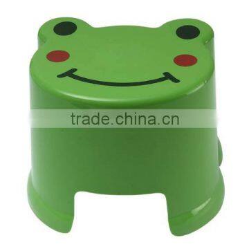 Skid-proof cute animal design cartoon stackable PP plastic stool for kids