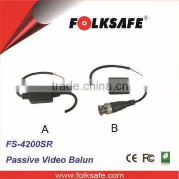 folksafe waterproof video balun via UTP cat5e/6, Model FS-4200SR