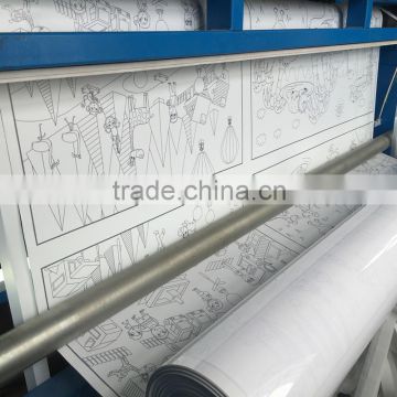 OEM cartoon graffiti 1.52x30m,children use erasable whiteboard film