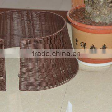 Decorative flower garden fancing, sapling fencing, with metal structure