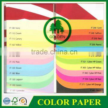 factory direct sale a4 color copy paper