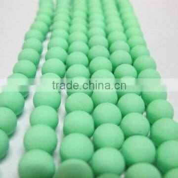 4mm round neon color beads in bulk,Glass Beads YZ027