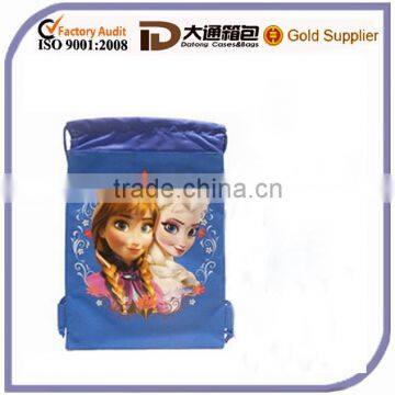 convenient frozen drawsting bag for girls