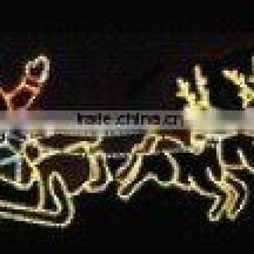 christmas led Reindee LED magic colour christmas lights for outdoor project/LED 3D motif christmas deer snowman