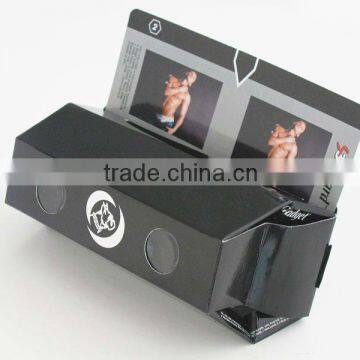 2012 Promotional paper foldable 3d stereo viewer