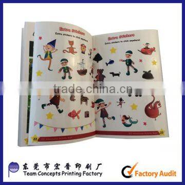 Lovely Custom Design Giant Sticker Pad for Child