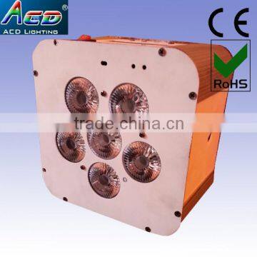 NEW 6*6in1 RGBWAUV battery powered led up light,small battery operated led light,battery operated mini led lights