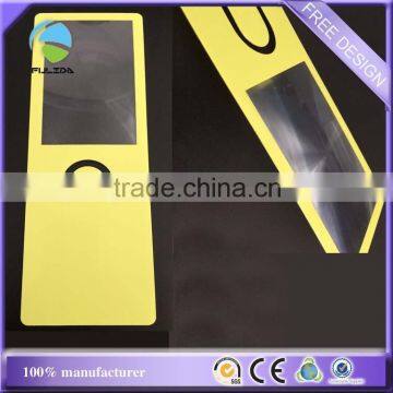 cheaper yellow rectangle pvc news scope magnifying sheet