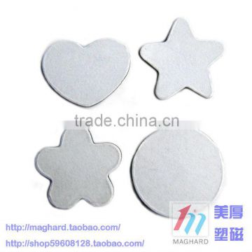 Shaped star Flexibe Rubber Stamped Magnet