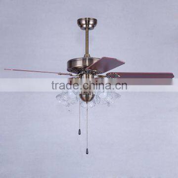 Red Blade Ceiling Fan With Light photo-2