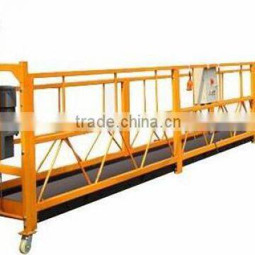 Auminum stage platform LTD63 hoist with safety lock 6m working platform Rope Suspended Platform