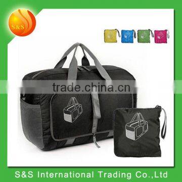 2016 hot sell Lightweight Travel Foldable Duffle Luggage Gym Sports Bags